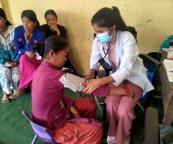 School Health Camp at Shree Seti Devi Basic School, Dolakha