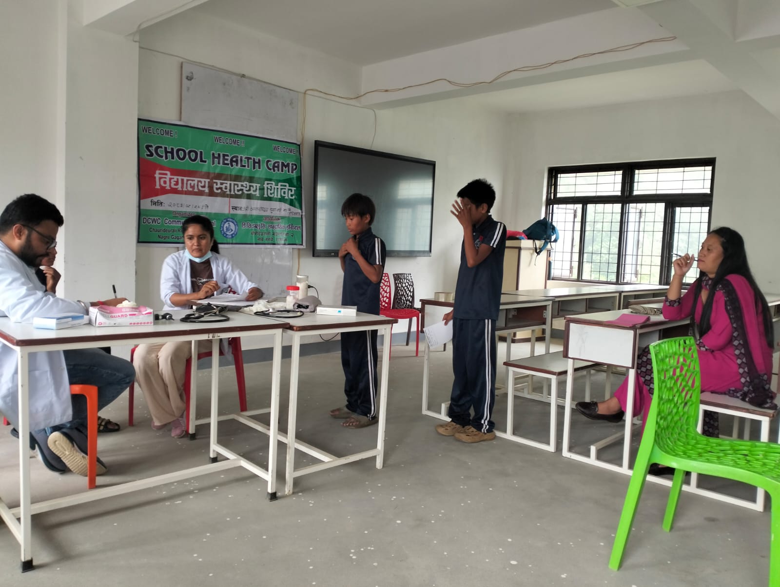 One-Day Free School Health Camp Successfully Conducted in Ramechhap