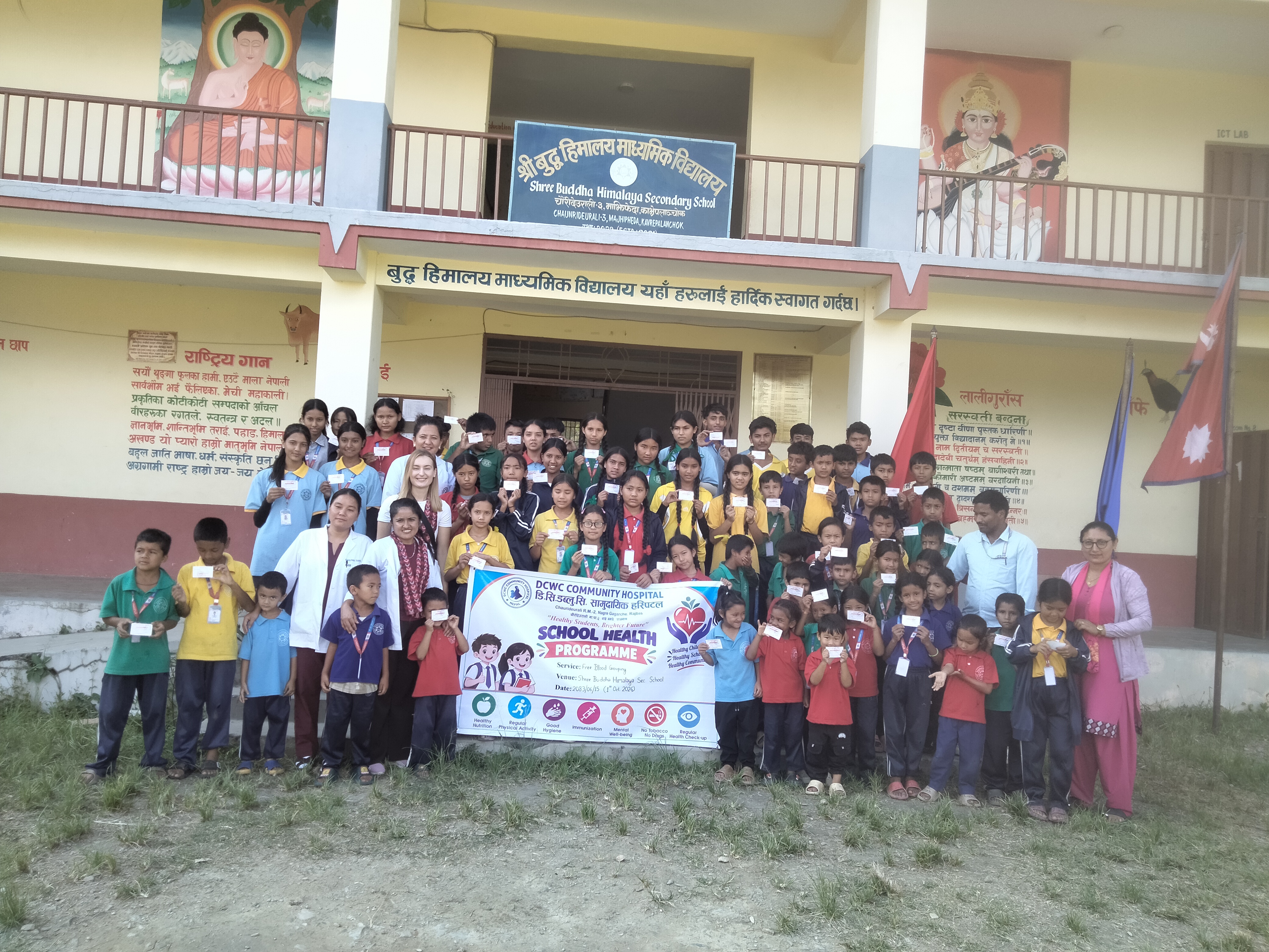Free Blood Group Identification Program Successfully Conducted at Buddha Himalaya Secondary School